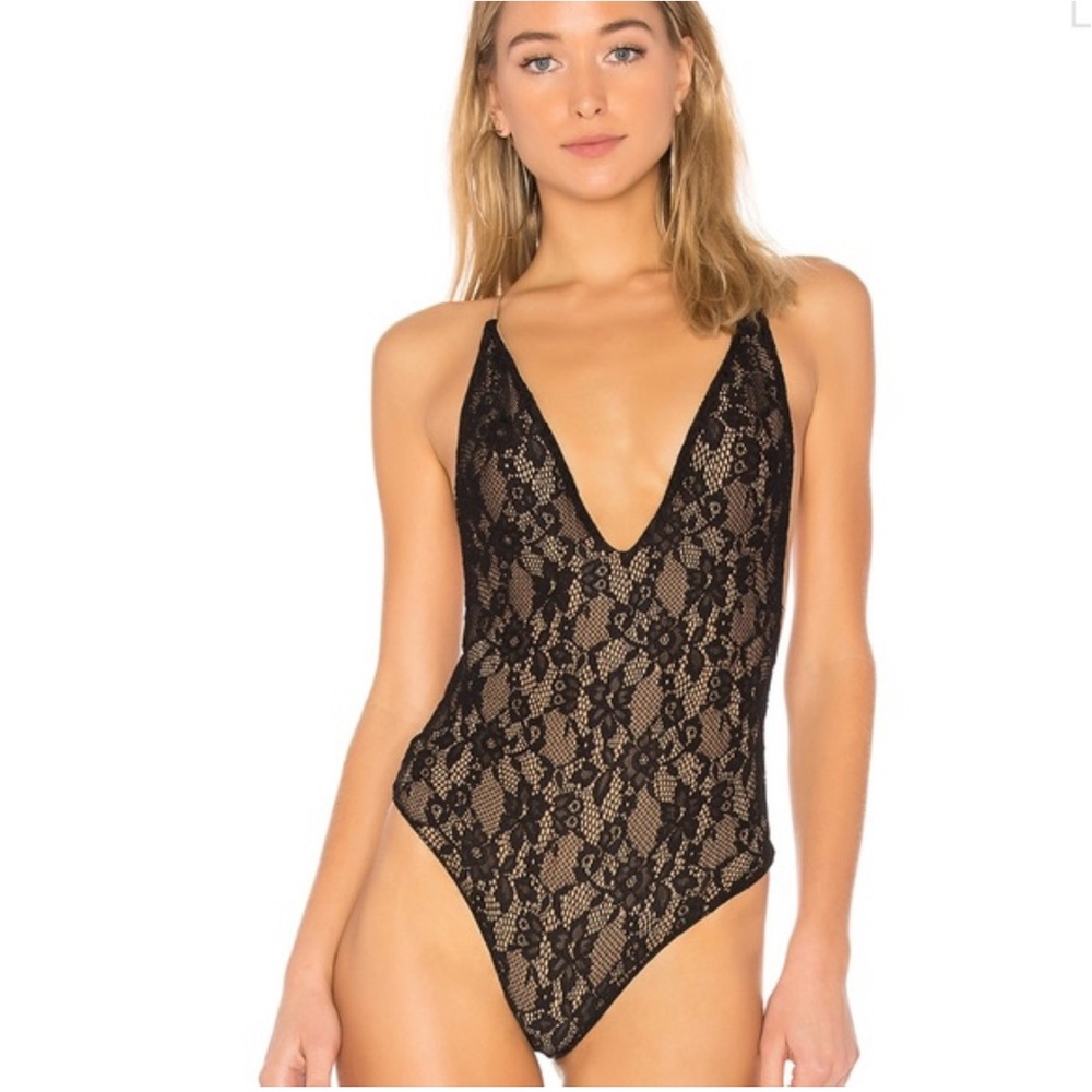 Lovers and Friends Wyatt Lace Bodysuit